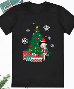 Betty Boop Around The Christmas Tree T Shirt