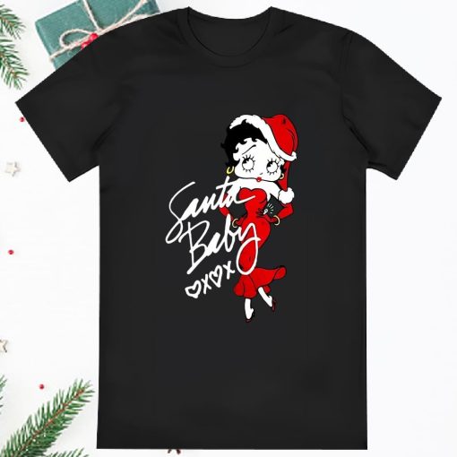 Betty Boop Christmas Vintage Santa Baby Betty Boop Shirt