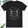 Christmas Dancing Skeleton Skull Merry Christmas Shirt