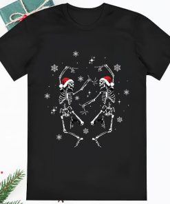 Christmas Dancing Skeleton Skull Merry Christmas Shirt