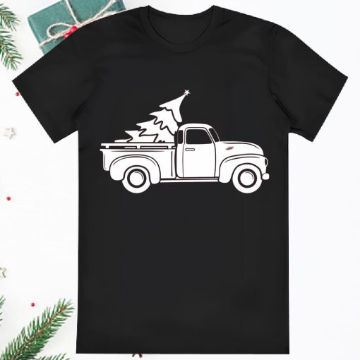 Christmas Truck Red Truck Christmas Tree Shirt