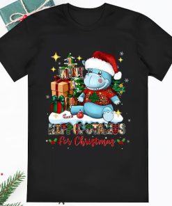 Cute Santa Claus Hippopotamus I Want A Hippopotamus For Shirt