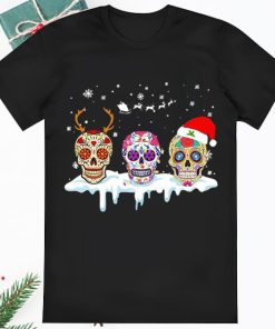 Cute Sugar Skull Christmas Shirt