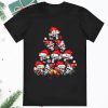 Evil Skull Christmas Hat Christmas Tree Skull Shirt