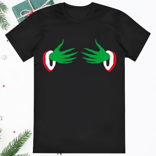 Funny Boob Monster Hand Christmas Shirt