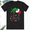 Grinch Christmas Holding Nurse Tree Shirt