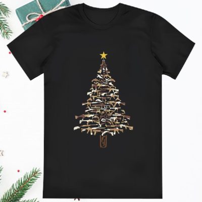 Guns Christmas Tree Camo Shirt