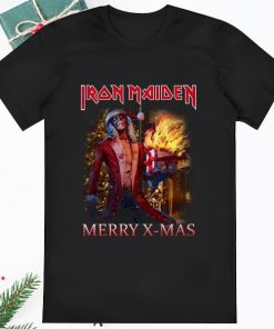 Iron Maiden Merry X Mas Christmas Tee Shirt