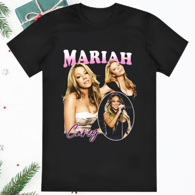 Mariah Carey American Singer Christmas Bootleg Rap Tee Shirt