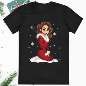 Mariah Carey Merry Christmas Snowflake Shirt