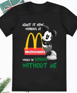 Mcdonalds Mickey Mouse Christmas Shirt