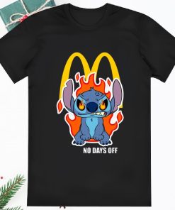 Mcdonalds Stich No Days Off Christmas Shirt