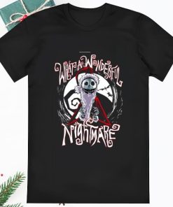 Mens Disney The Nightmare Before Christmas Jack Santa Claus Tee Shirt