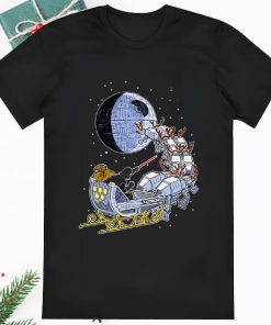 Mens Star Wars Christmas Darth Vader Santas Sleigh T Shirt