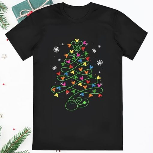 Mickey Mouse Christmas Tree Disney Family Shirts