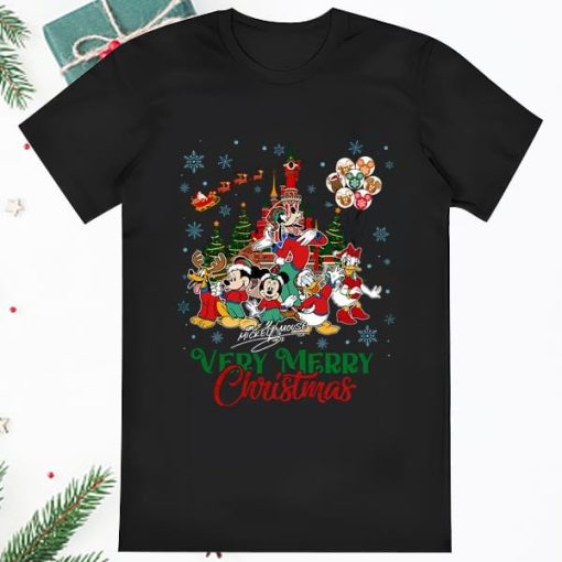 Mickeys Very Merry Christmas Party Family Matching Shirt