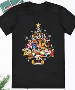 Mouse And Friends Christmas Tree Disney Family Shirts