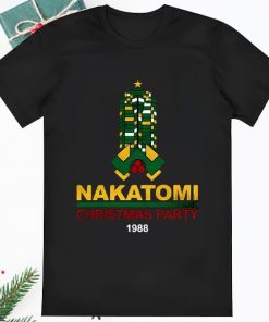 Nakatomi Plaza 1988 Christmas Party Retro Die Movie Bruce T Shirt