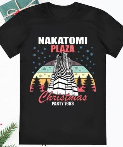 Nakatomi Plaza Christmas Party 1988 Funny Xmas Vintage T Shirt