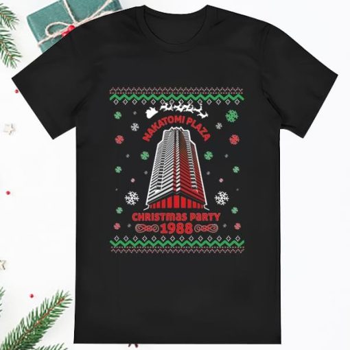 Nakatomi Plaza Christmas Party 1988 Mens Graphic T Shirt