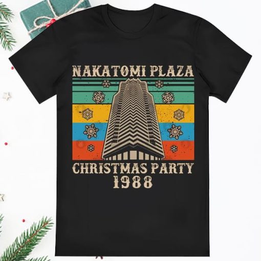 Nakatomi Plaza Christmas Party 1988 Vintage T Shirt