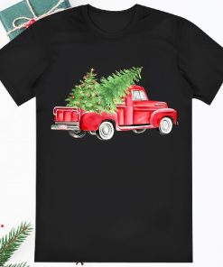 Red Truck Christmas Tree Christmas Matching Family Shirt