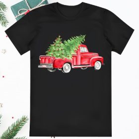 Red Truck Christmas Tree Christmas Matching Family Shirt