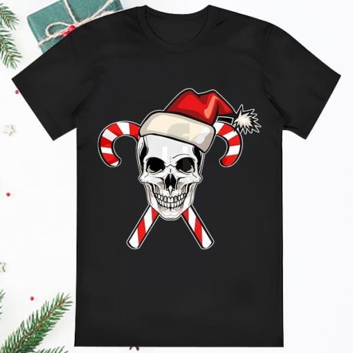 Skull Candy Skeleton Merry Christmas Shirt