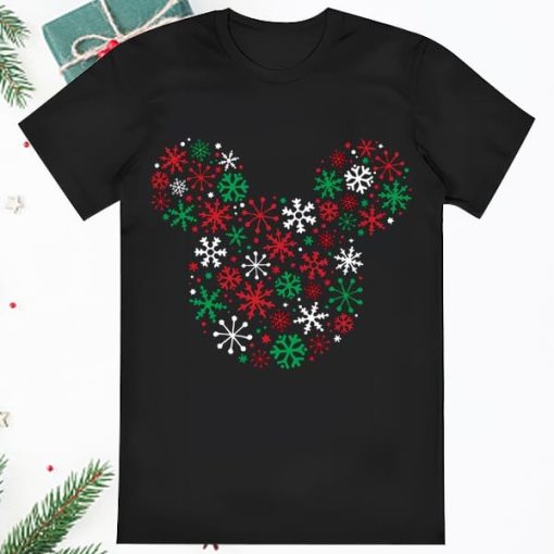 Snowflake Mickey Disney Christmas Matching Shirt