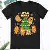 Star War Darth Vader Chewie R2 D2 C 3PO Ginger Cookies Christmas Shirt