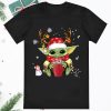 Star Wars Baby Yoda Christmas Vintage Funny Star Wars Xmas Tee