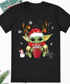 Star Wars Baby Yoda Christmas Vintage Funny Star Wars Xmas Tee