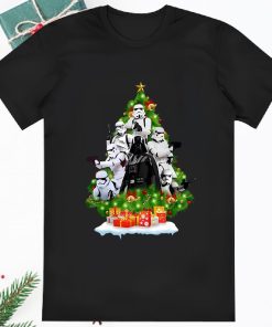 Star Wars Darth Vader And Stormtrooper Christmas Tree Shirt