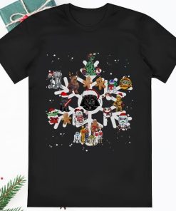 Star Wars Group Snowflake Christmas T shirt