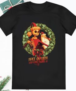 The Nightmare Before Christmas Jack Peace on Earth Good Scares Shirt