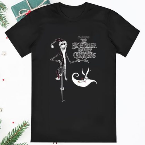 The Nightmare Before Christmas Jack Skellington Sandy Claws Logo Shirt