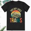 This Boy Loves Trains T Christmas Train Shirt