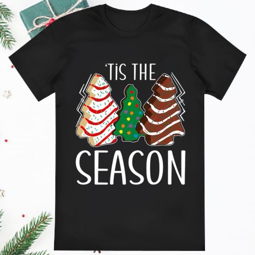 Tis The Season Christmas Tree Cake Shirt