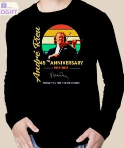 andre rieu 45th anniversary 1978 2024 vintage signature t shirt 3