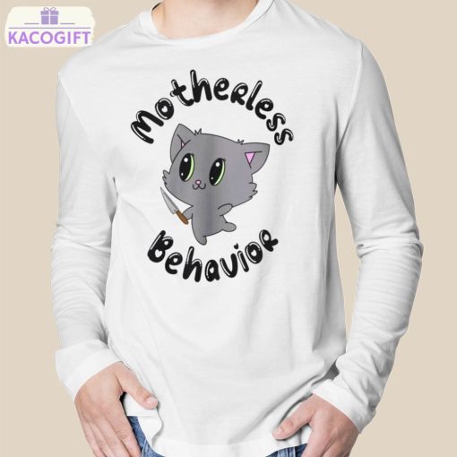 black cat motherless behavior shirt 3