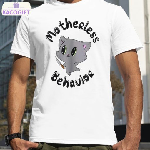 black cat motherless behavior shirt