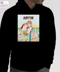 brandon aiyuk player football art t shirt 5