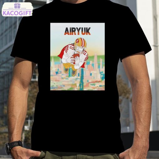 brandon aiyuk player football art t shirt