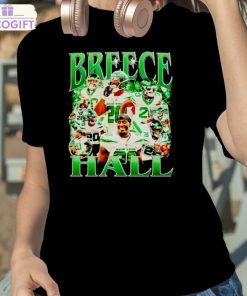 breece hall new york jets retro shirt 2