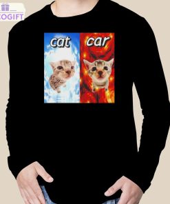 cat vs car heaven and hell t shirt 3