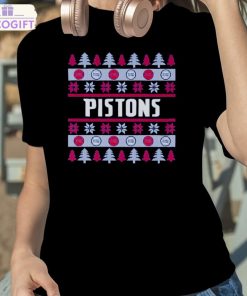 detroit pistons holiday ugly christmas shirt 2