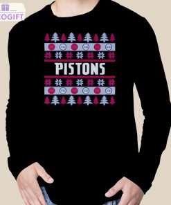 detroit pistons holiday ugly christmas shirt 3