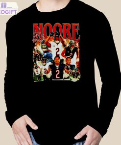 dj moore chicago bears retro shirt 3