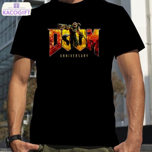 doom game 30th slayers anniversary doom30 t shirt