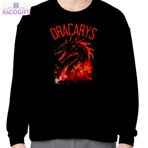 dracarys dragon fire and blood fantasy dragon daenerys targaryen shirt 4